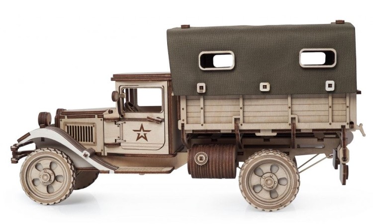 Конструктор из дерева «Грузовик Полуторка Тент», Армия России — картинка 4