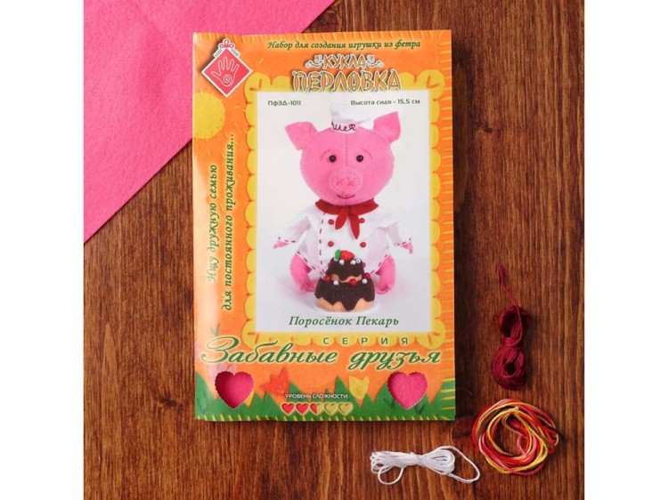 Набор для шитья «Поросенок-пекарь» — картинка 4
