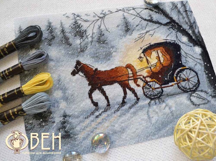 Набор для вышивания «Вечерняя прогулка» — картинка 3
