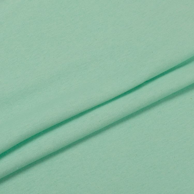 Ткань трикотаж Кулирка, 10 м x 200 см, 145 г/м², цвет: мята, TBY — картинка 2