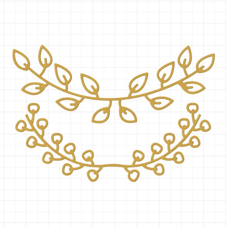 Набор ножей для вырубки «Веточки», 11,2x11 см, 2 шт., Mr.Painter — картинка 2