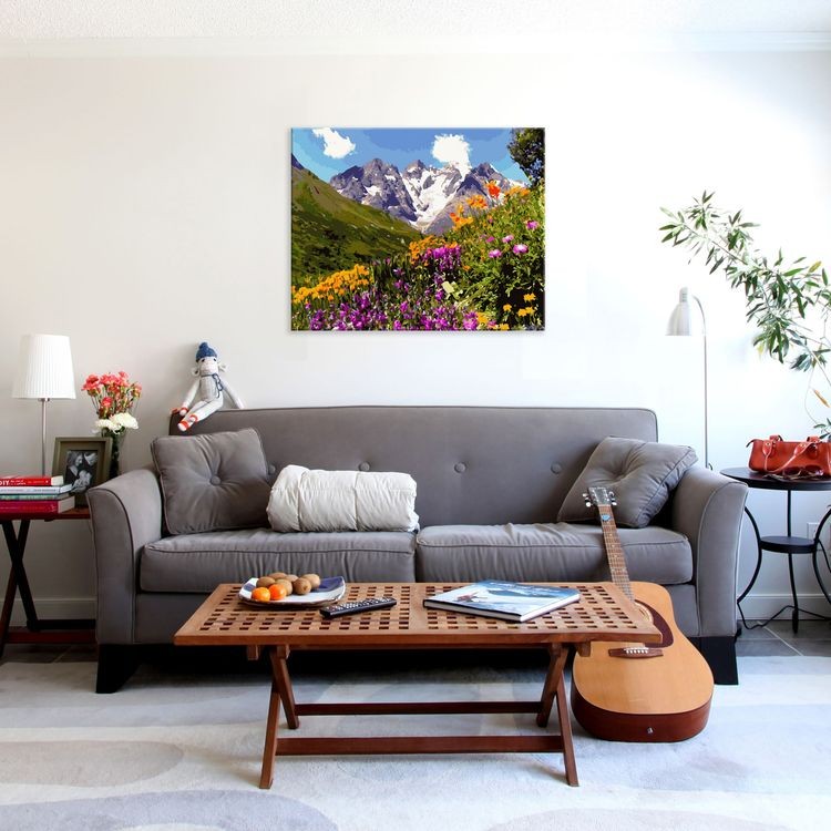 Картина по номерам «Альпийские луга Дагестана» — картинка 4