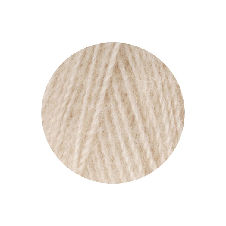 Пряжа ALIZE Angora Real 40 (Ангора реал 40) (67), молочно-бежевый, 5 шт. по 100 г — картинка 2