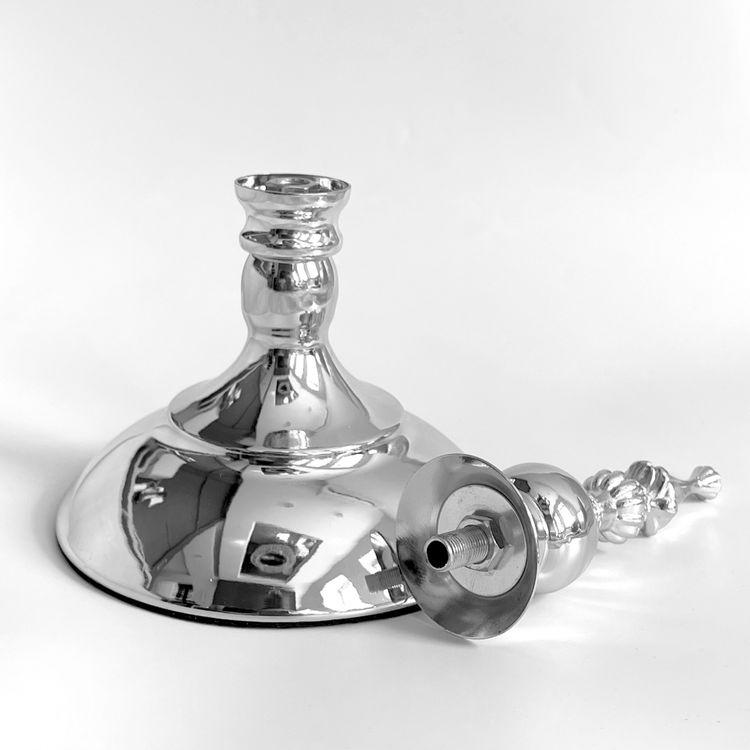 Фурнитура для фруктовницы «Аврора», серебряная, 25 см — картинка 2