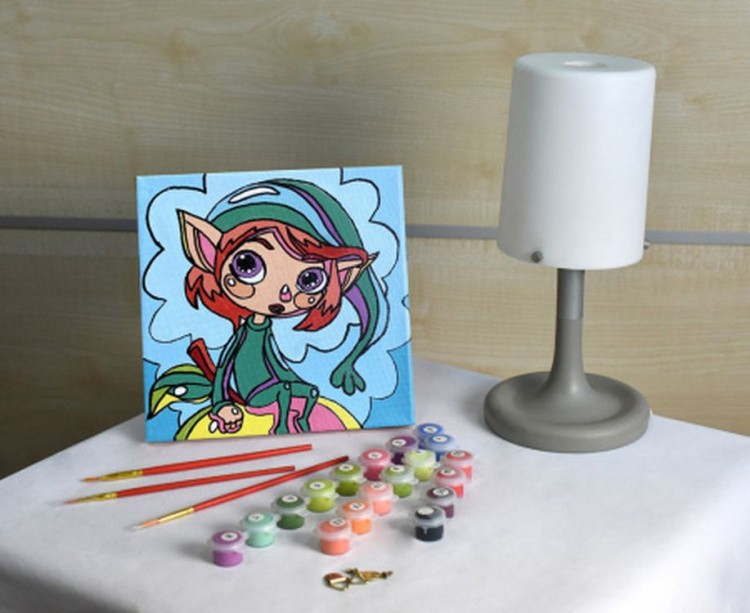 Картина по номерам «Яблочный эльф» — картинка 6