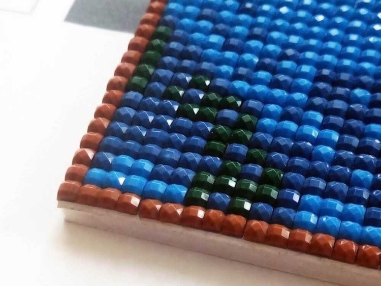 Алмазная вышивка «Розовая нежность» — картинка 8