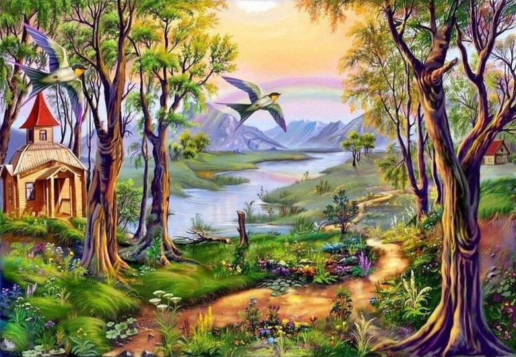 Алмазная вышивка «Разноцветье» — картинка 2