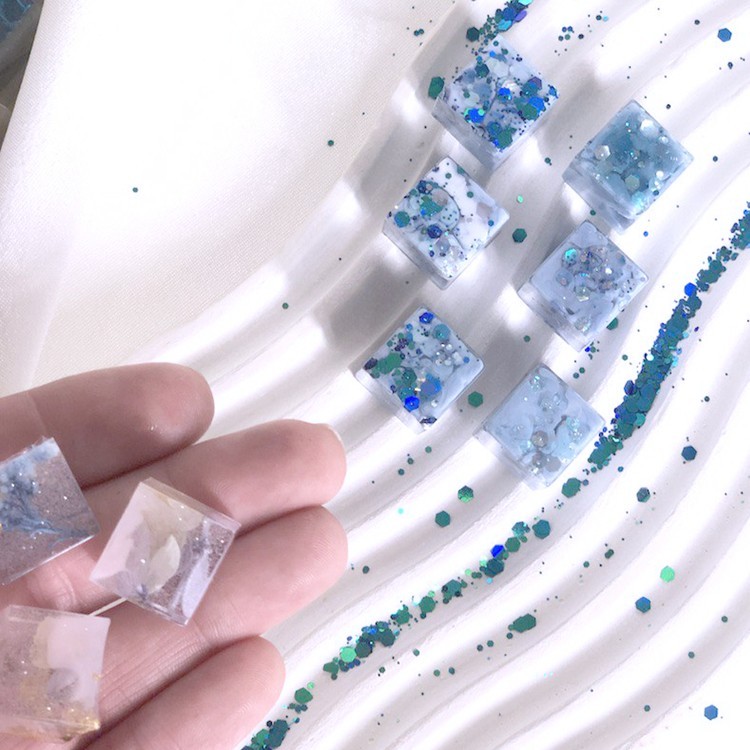 Силиконовый молд - Кубики, 1,5 см, 1 молд — картинка 3