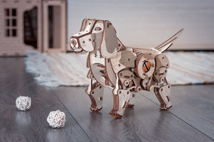Конструктор из дерева «Механический щенок Puppy», Eco Wood Art — картинка 2