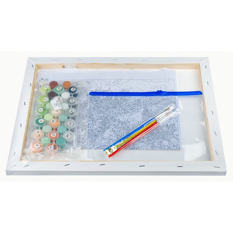 Картина по номерам «Белочка» — картинка 3