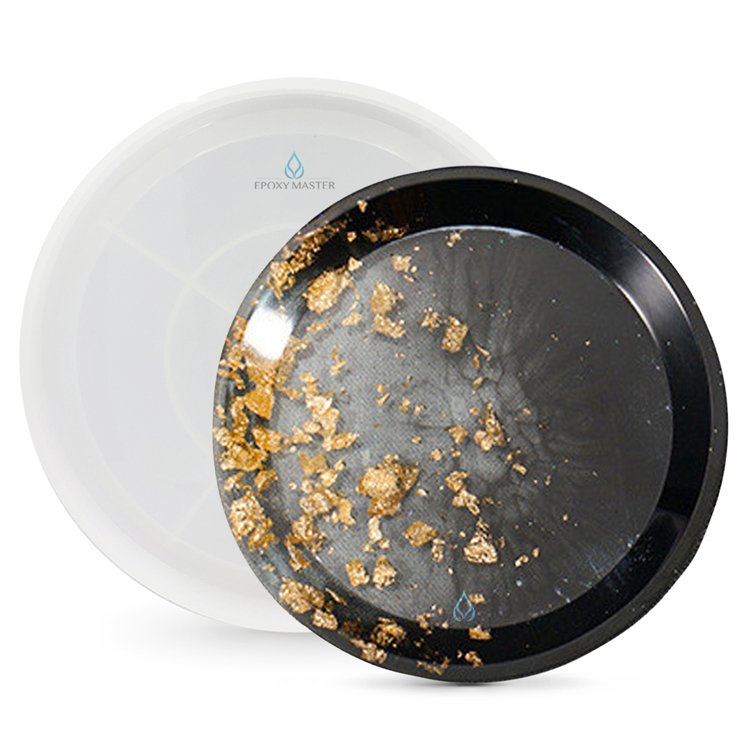 Силиконовый молд для эпоксидной смолы - Тарелка круг, 20 см — картинка 2