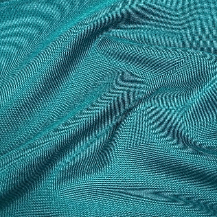 Ткань габардин, 1 м х 150 см, 150 г/м², цвет: бирюзовый, TBY — картинка 2
