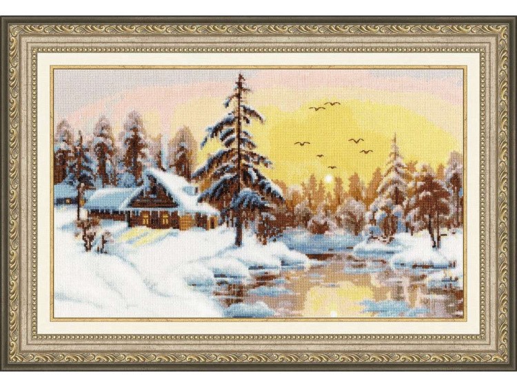 Набор для вышивания «Снежный рассвет» — картинка 2