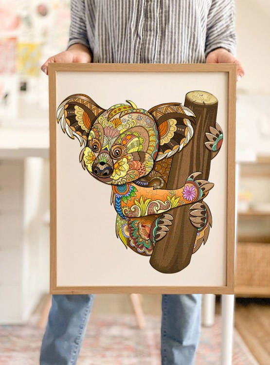 Деревянные пазлы «Милая Коала M», Woodbests — картинка 7