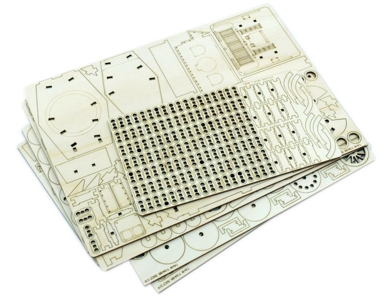 Конструктор из дерева «Танк Т-34-85», Армия России — картинка 2