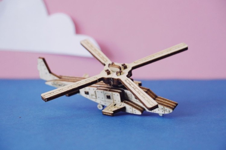 Конструктор из дерева «UNIT Heli», UNIWOOD — картинка 3