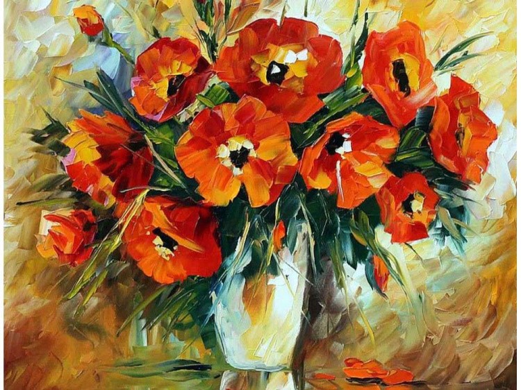 Картина по номерам «Букет для любимой» — картинка 2