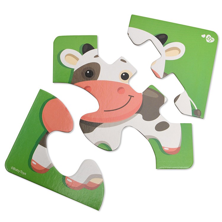 Настольная игра: тройные зигзаг пазлы «Домашние животные» — картинка 4