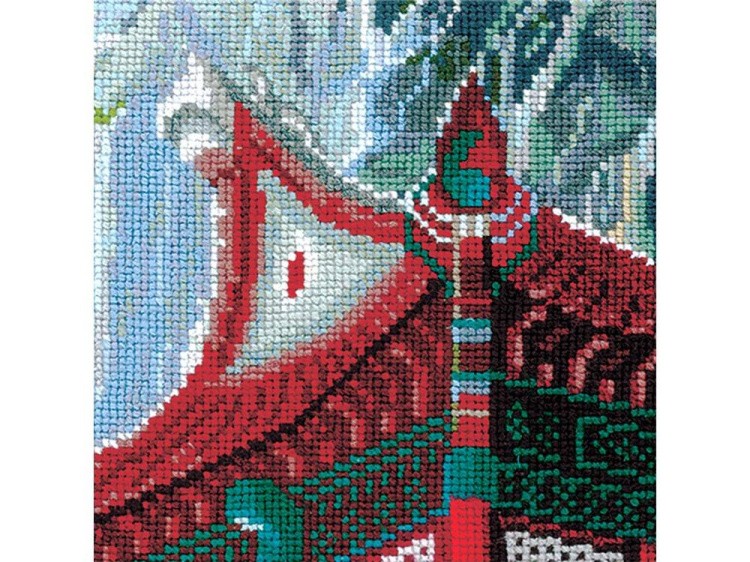 Набор для вышивания «Водопад и пагода» — картинка 2