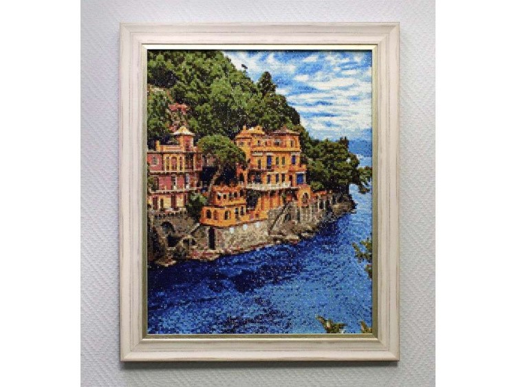 Алмазная вышивка «Лазурные воды» — картинка 3