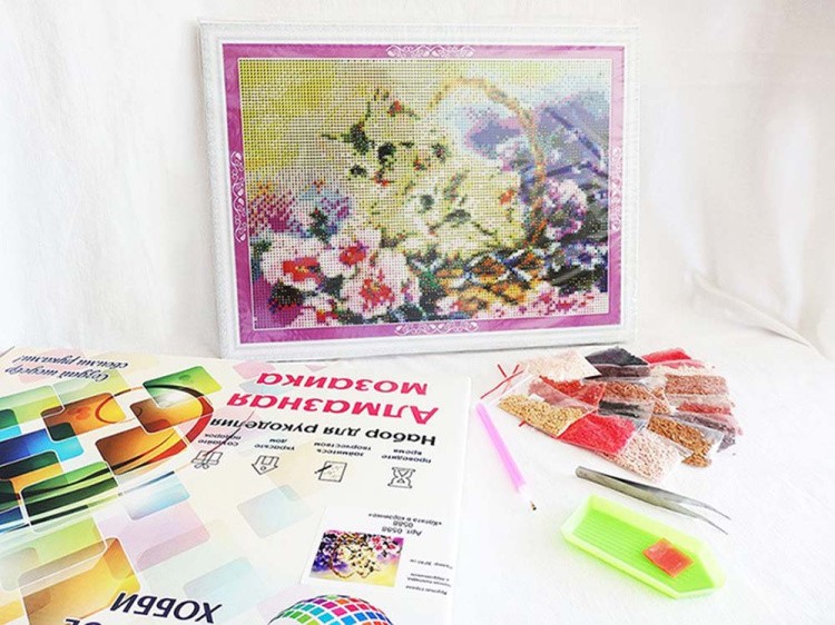 Алмазная вышивка «Подсолнух» — картинка 4