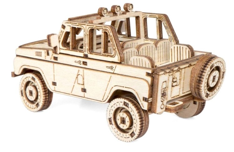 Деревянный конструктор «Внедорожник Командир», Армия России — картинка 2