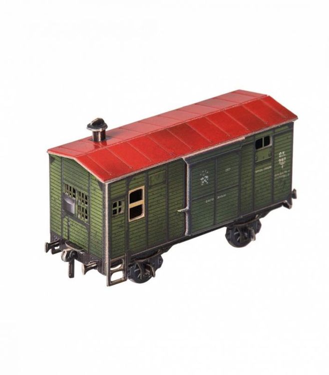 Сборная модель из картона «Багажный вагон (новый)» — картинка 2