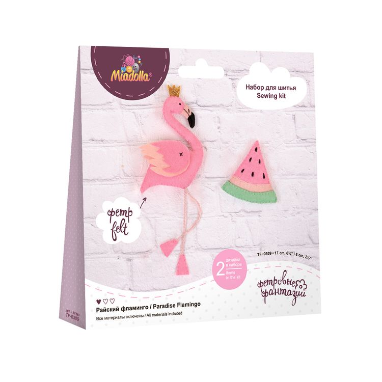Набор для шитья «Райский фламинго» — картинка 2