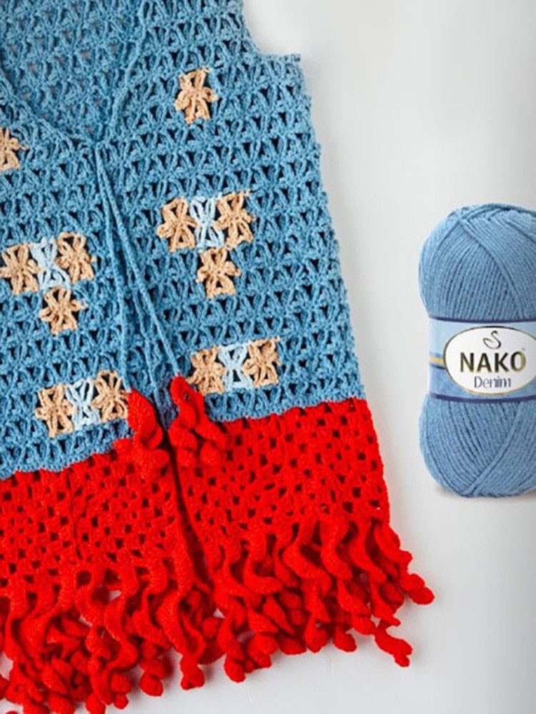 Пряжа NAKO Denim (Нако Деним), (11585), светло-песочный, 5 шт. по 100 г — картинка 24