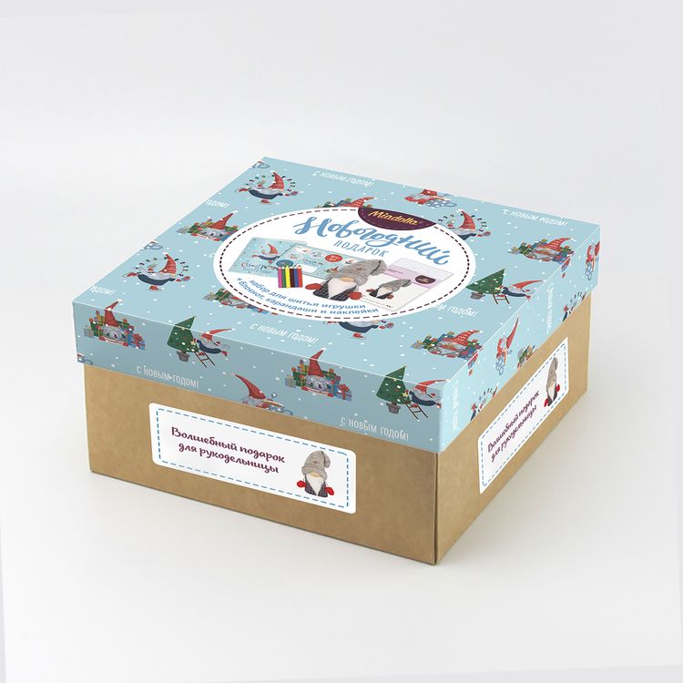 Набор для шитья «Новогодний бокс Гномик» — картинка 5