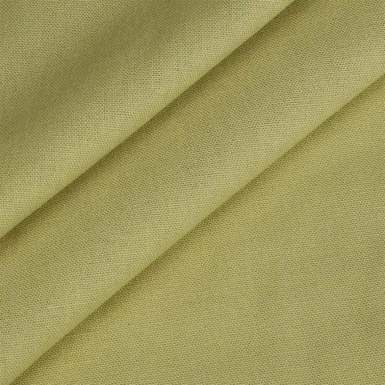 Ткань льняная, 1 м x 140 см, 200 г/м², цвет: салат, TBY — картинка 3