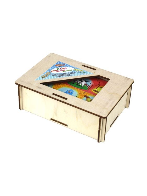 Пазл-набор «Мама, малыш, жилище» — картинка 2