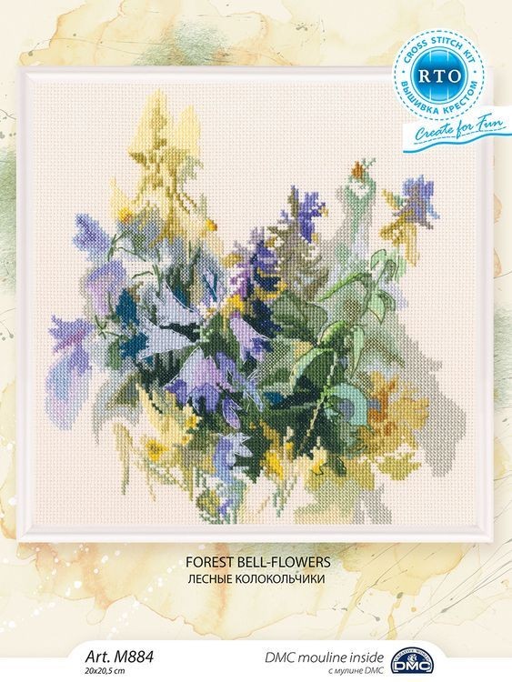 Набор для вышивания «Лесные колокольчики» — картинка 3