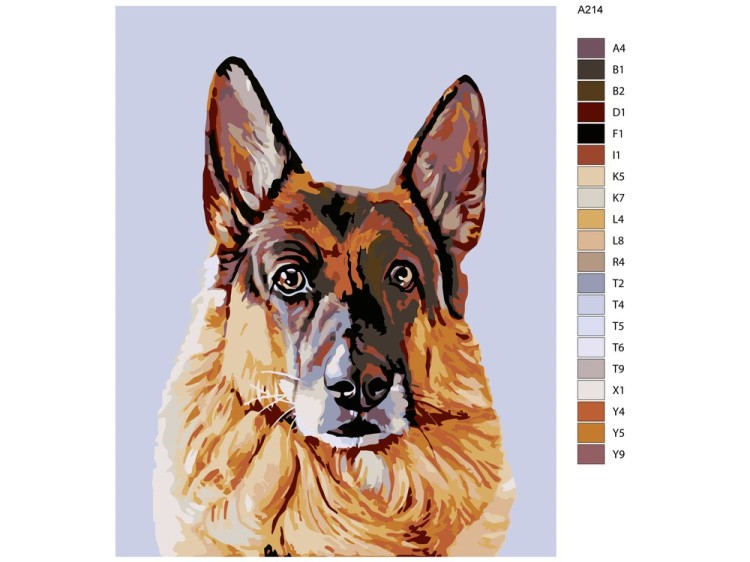 Картина по номерам «Шелби» — картинка 2