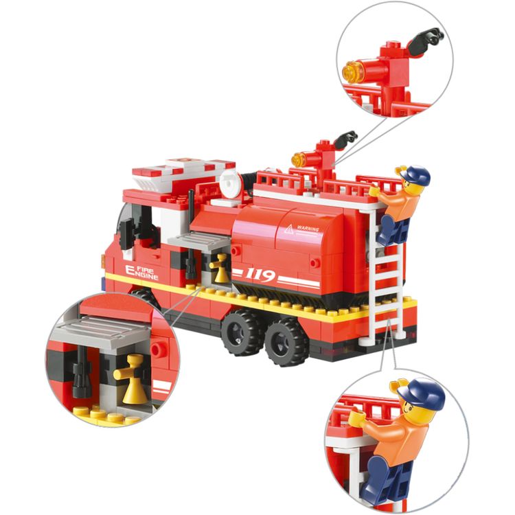 Конструктор «Пожарные. Команда спасателей», 281 деталь — картинка 2