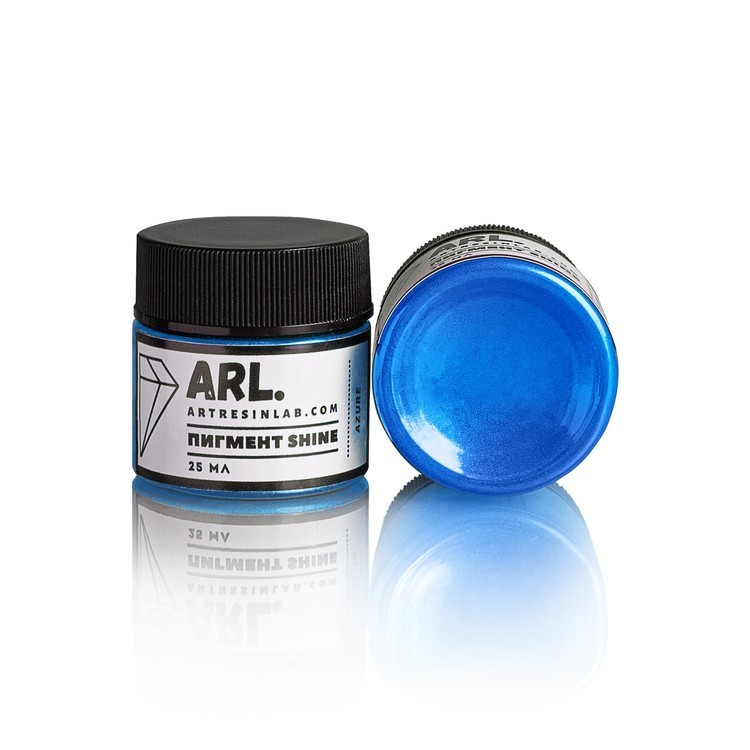 Пигмент SHINE AZURE, лазурный 25 мл, Art Resin LAB — картинка 2