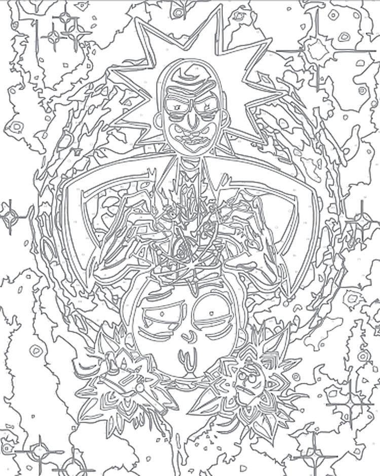 Картина по номерам «Рик и Морти» — картинка 2