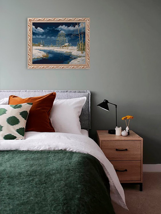 Картина по номерам «Рождественская ночь» — картинка 8