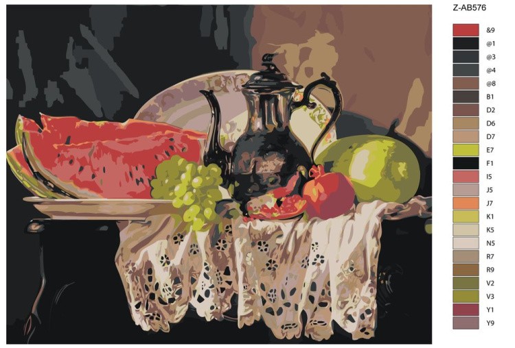 Картина по номерам «Натюрморт» — картинка 2