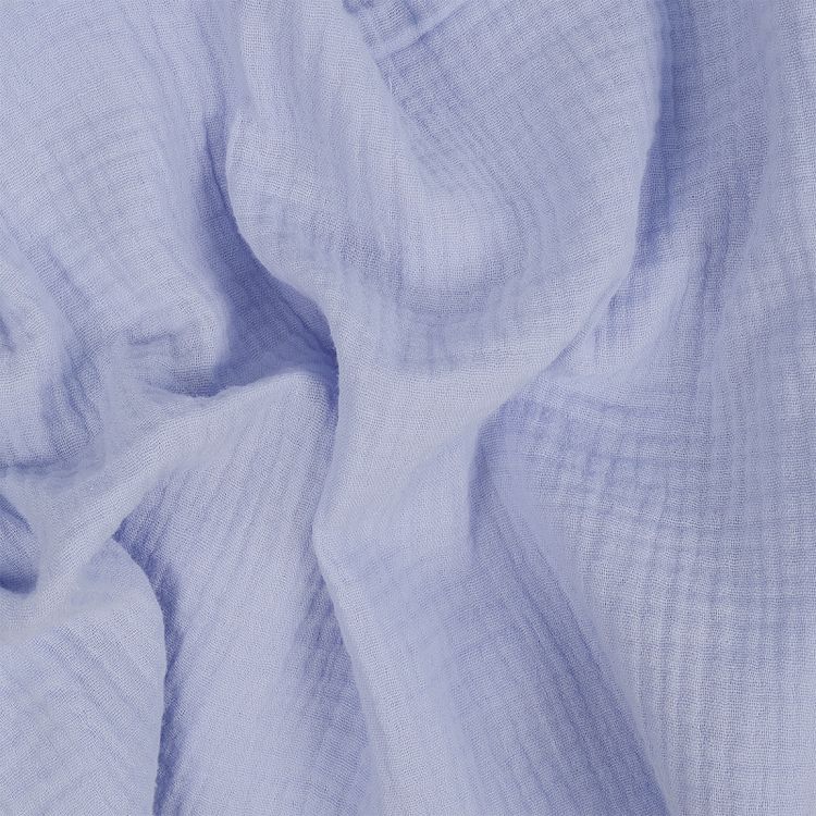 Ткань Муслин, 5 м x 130 см, 125 г/м², цвет: светло-голубой, TBY — картинка 3