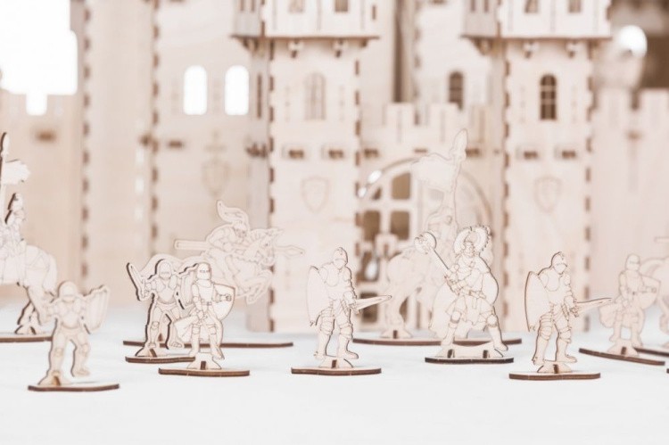 Конструктор из дерева «Большой средневековый замок», Playwood — картинка 3