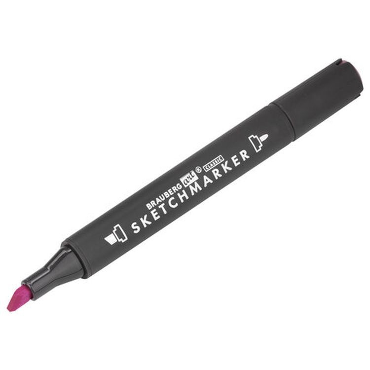 Маркер для скетчинга двусторонний 1 мм - 6 мм BRAUBERG ART CLASSIC, цвет: пастельный розовый — картинка 6