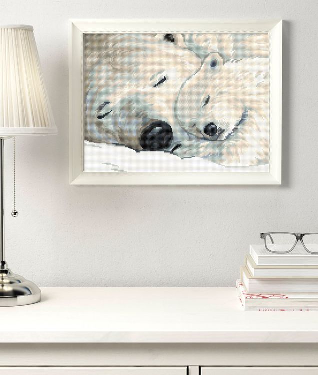 Алмазная вышивка «Медвежья нежность» — картинка 3