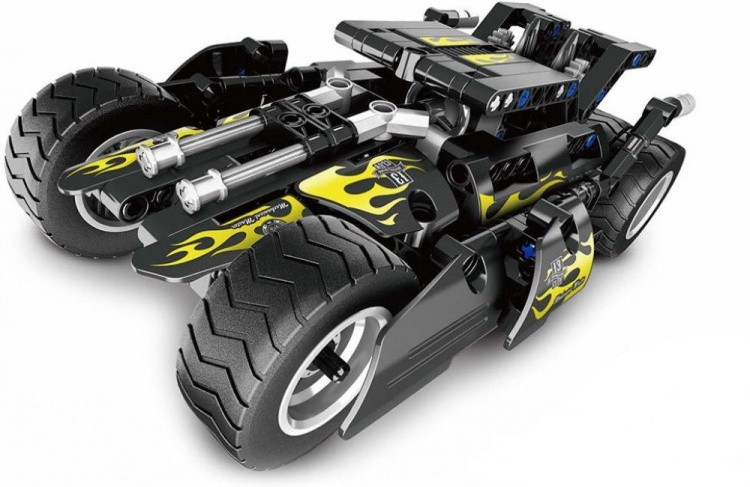 Конструктор QiHui Technics Мотоцикл инерция, 183 детали — картинка 2