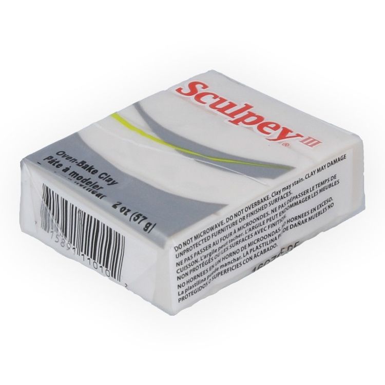 Полимерная глина Sculpey III, цвет: 010 прозрачный, 42 г — картинка 2