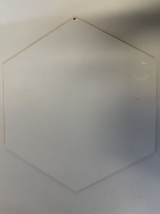 УЦЕНКА. Заготовка Артборд с ламинацией - шестигранник, 30 см (скол в 2-х местах, 2 уголка) — картинка 6