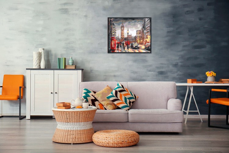 Картина по номерам «Гуляя по Лондону» — картинка 5