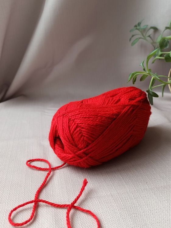 Пряжа Камтекс Бамбино (046), красный, 5 шт. по 50 г — картинка 3