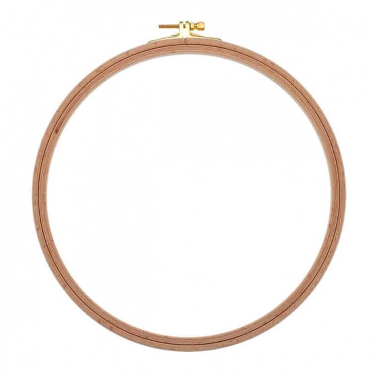 Пяльцы деревянные с винтом, диаметр 22 см, h=16 — картинка 4