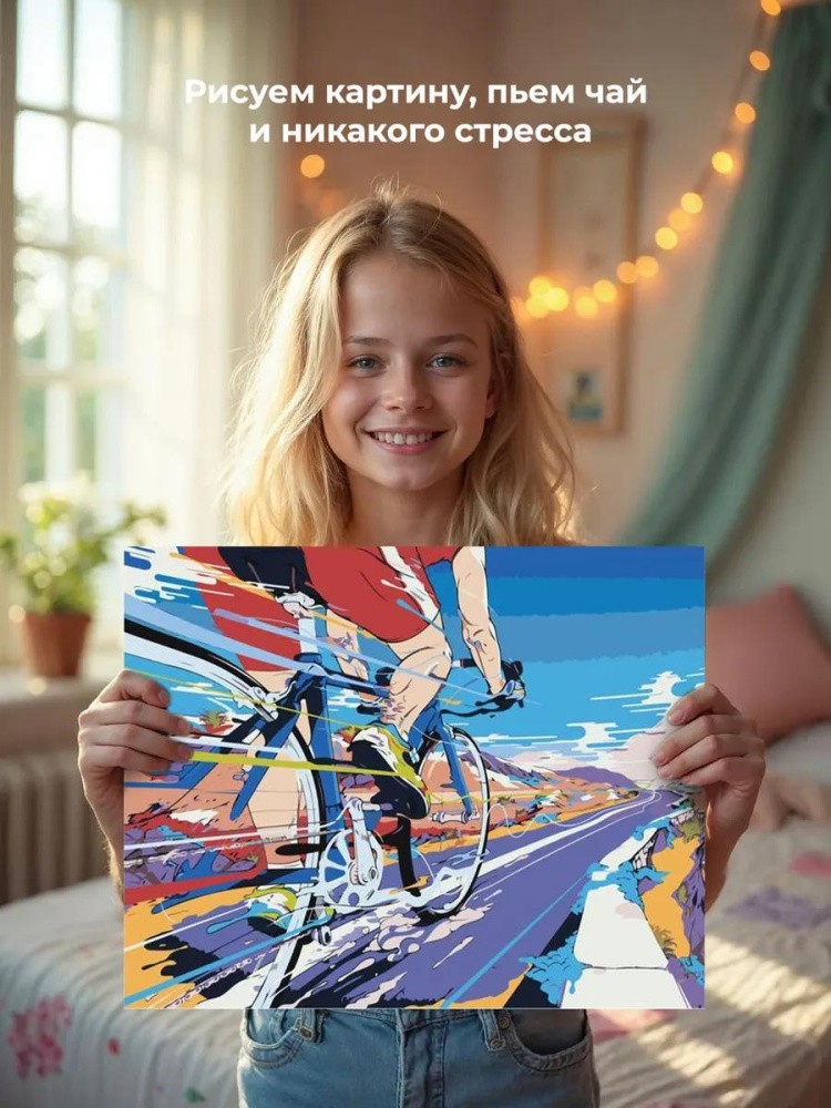 Картина по номерам «Скорость» — картинка 6